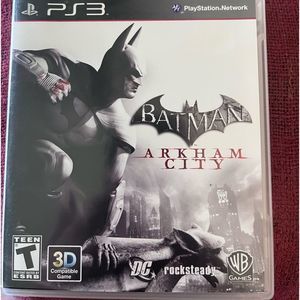 PS3 Batman Arkham City Video Game Rated T